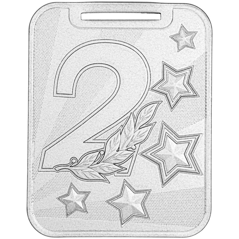 фото Медаль MZP 513-70/SM 2 место (55х70мм, s-3 мм)