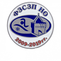 фото Значок "10 лет ФЗСЗП НО"