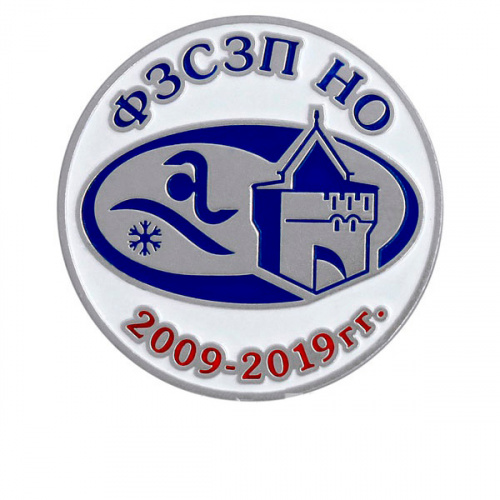фото Значок "10 лет ФЗСЗП НО"