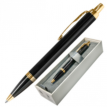 фото Ручка шариковая PARKER "IM Black GT"