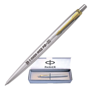 фото 58пн Ручка Parker «Jotter» в футляре с позолоченными деталями дизайна и лазерной гравировкой