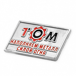 фото Значок "10 лет ТОМ"