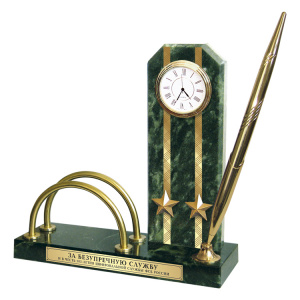 фото 28фсб Набор настольный "Погон с часами"