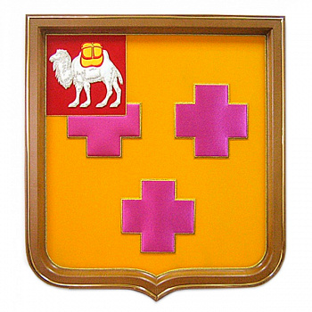 панно герб троицка
