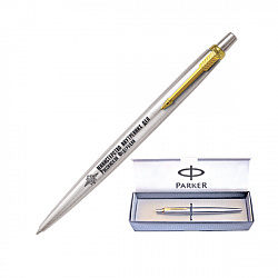 фото  Ручка Parker «Jotter» в футляре с позолоченными деталями дизайна и лазерной гравировкой
