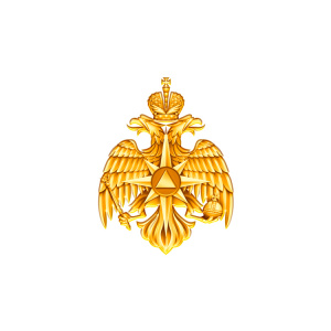фото 12мчс Знак 01 "Герб МЧС" латунь