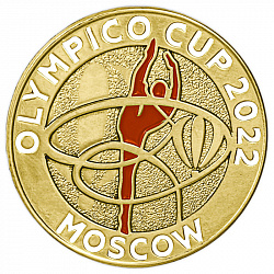 фото Значок турнира по художественной гимнастике «Olympico Cup»